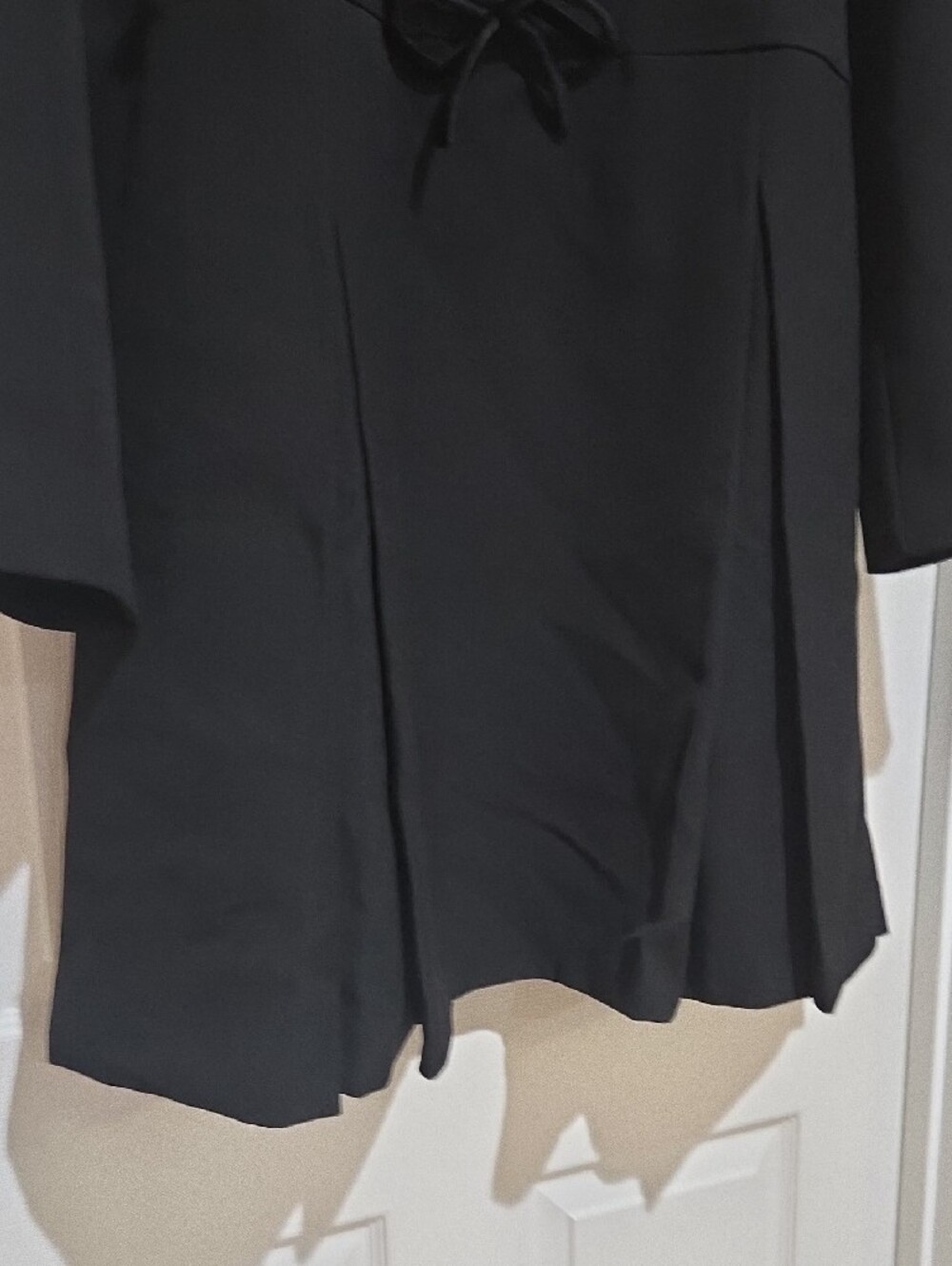 Tuckernuck Black Blair Bow Coat Dress Size XXXL NWT - Picture 5 of 6
